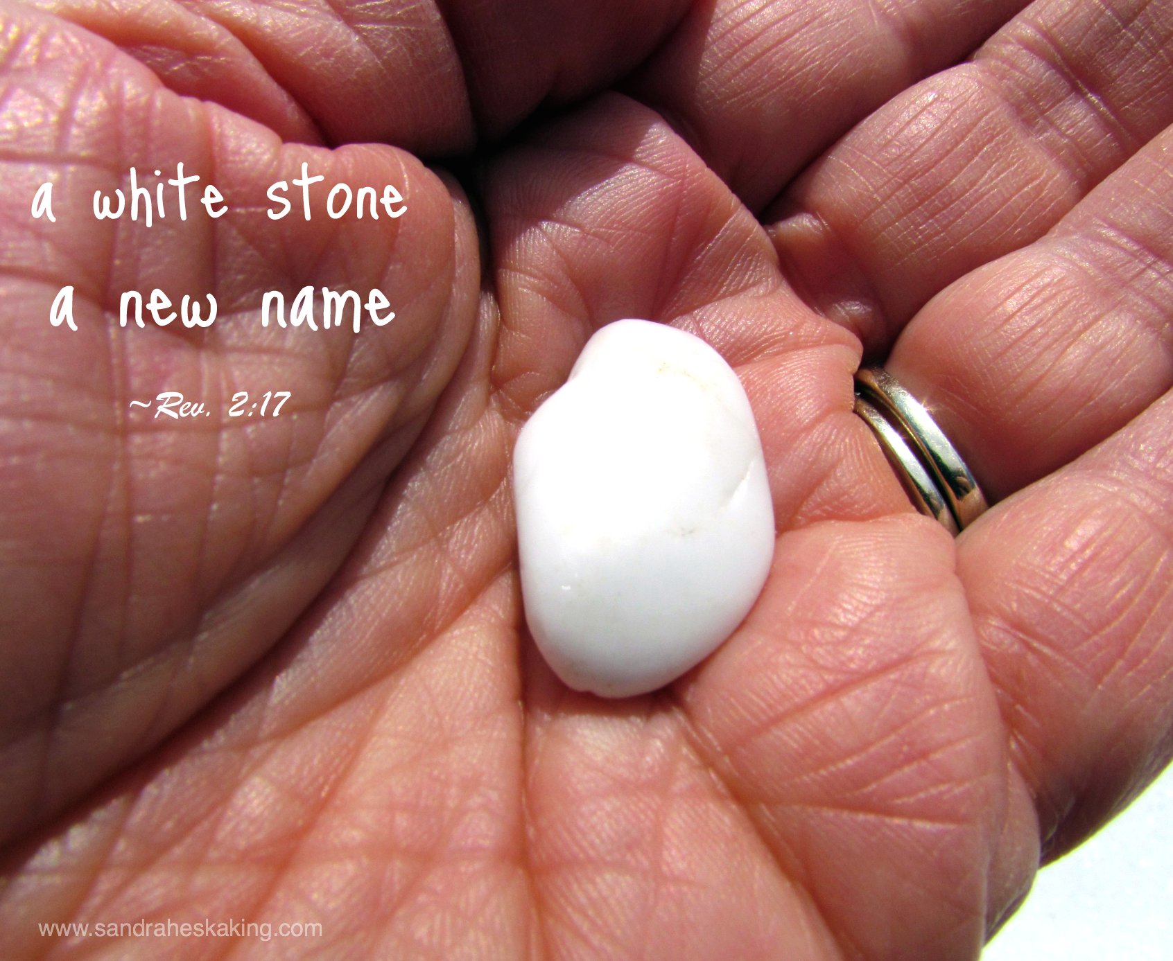 new name, white stone, Revelation 3:17