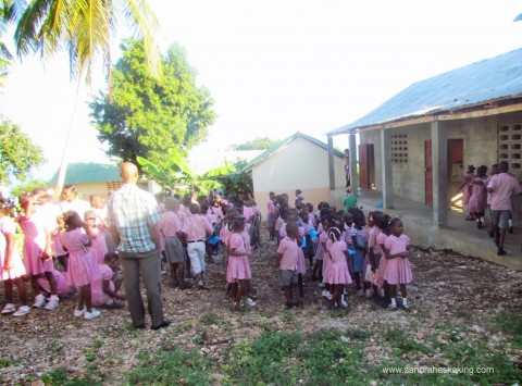 school morning in haiti